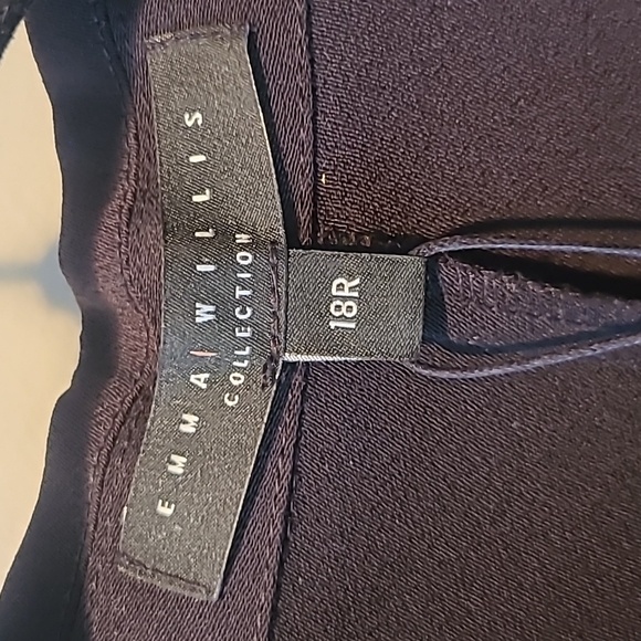 Next Emma Wilson collection black tailored tuxedo jumpsuit - Picture 2 of 8